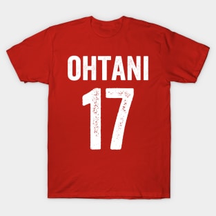 Ohtani 17 - White Font T-Shirt